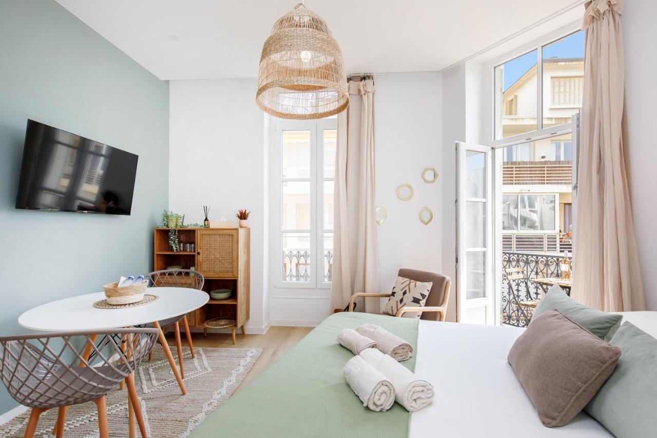 Comfortable Studio W Balcony Cannes Center Tgv Luaran gambar